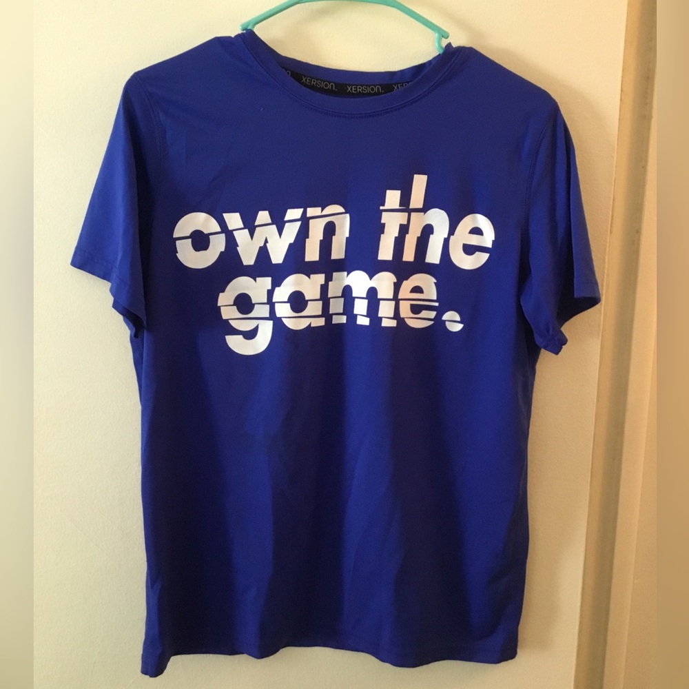 Xersion Royal Blue 'Own the Game' Athletic Tee